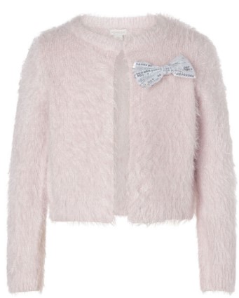 fluffy bolero cardigan