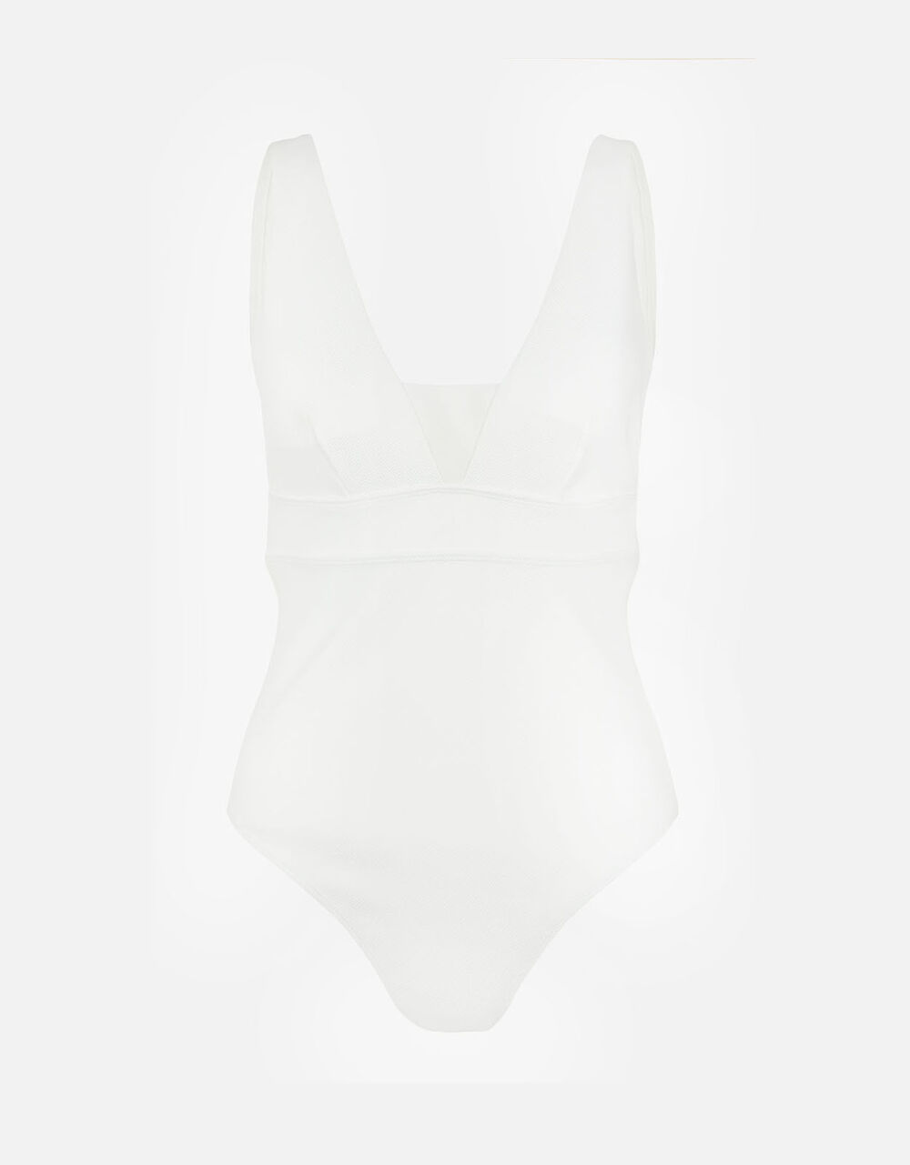 Lexi ribbed plunge swimsuit white - Monsoon Accessorize Malta
