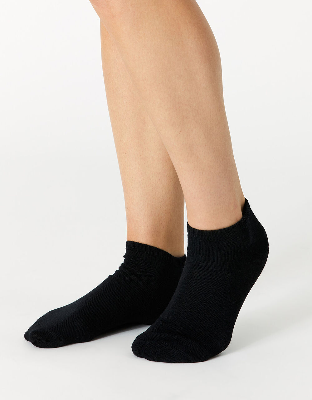 Supersoft cotton ankle socks set of three black - Monsoon Accessorize Malta