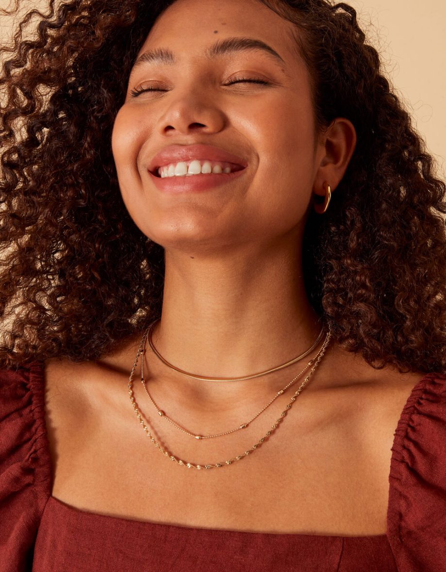 Twisted chain layered necklace Monsoon Accessorize Malta