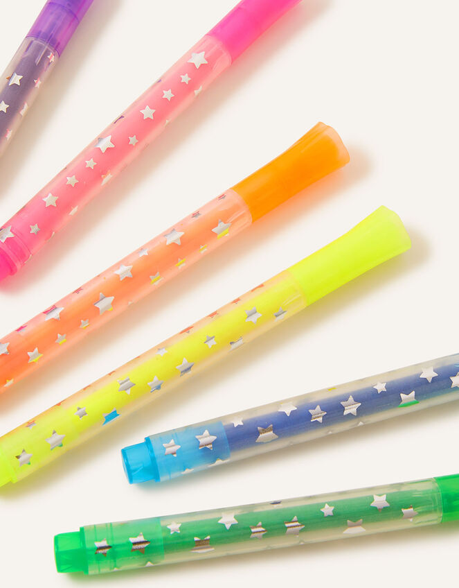 STAR STAMP HIGHLIGHTER PENS 6 PACK Monsoon Accessorize Malta