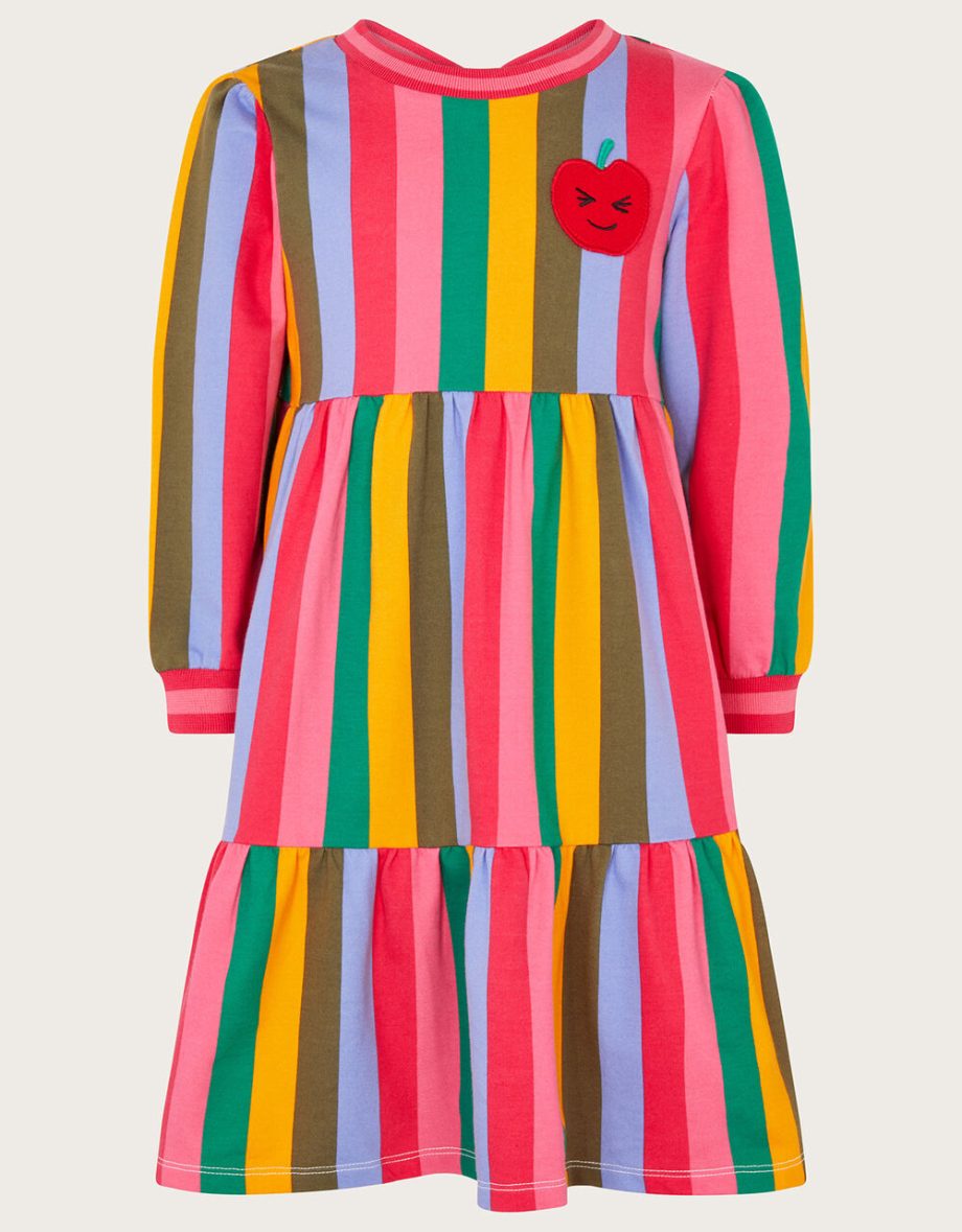 Stripe jersey dress multi