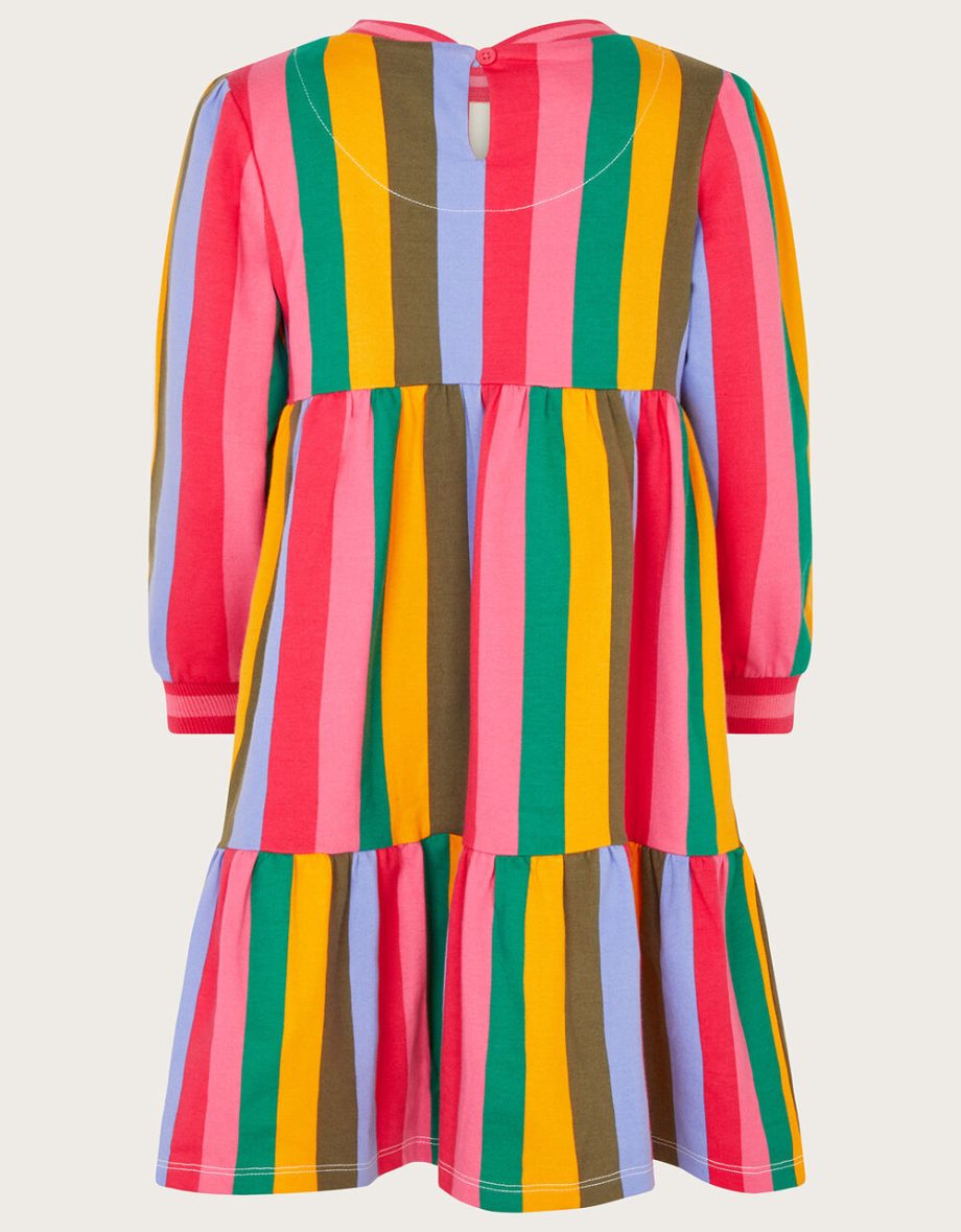 Stripe jersey dress multi