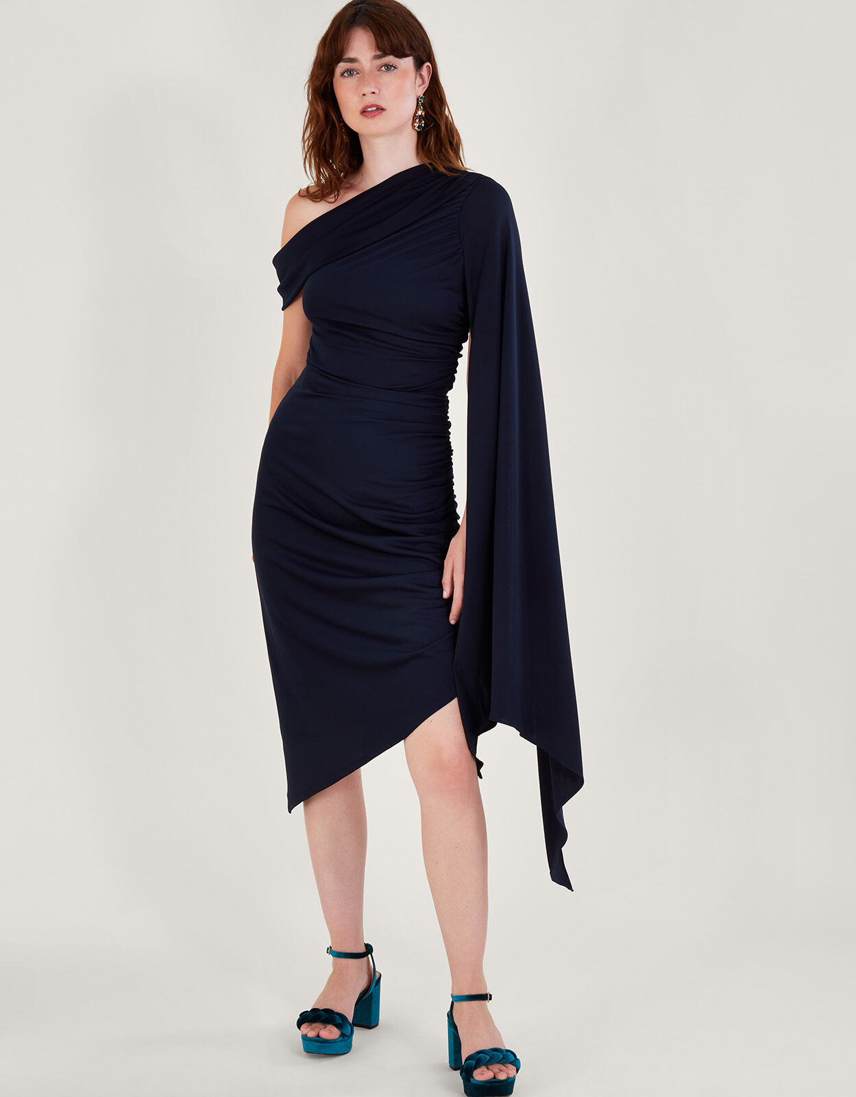 Dora drape dress blue - Monsoon Accessorize Malta