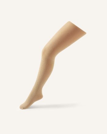 Sparkly metallic tights gold