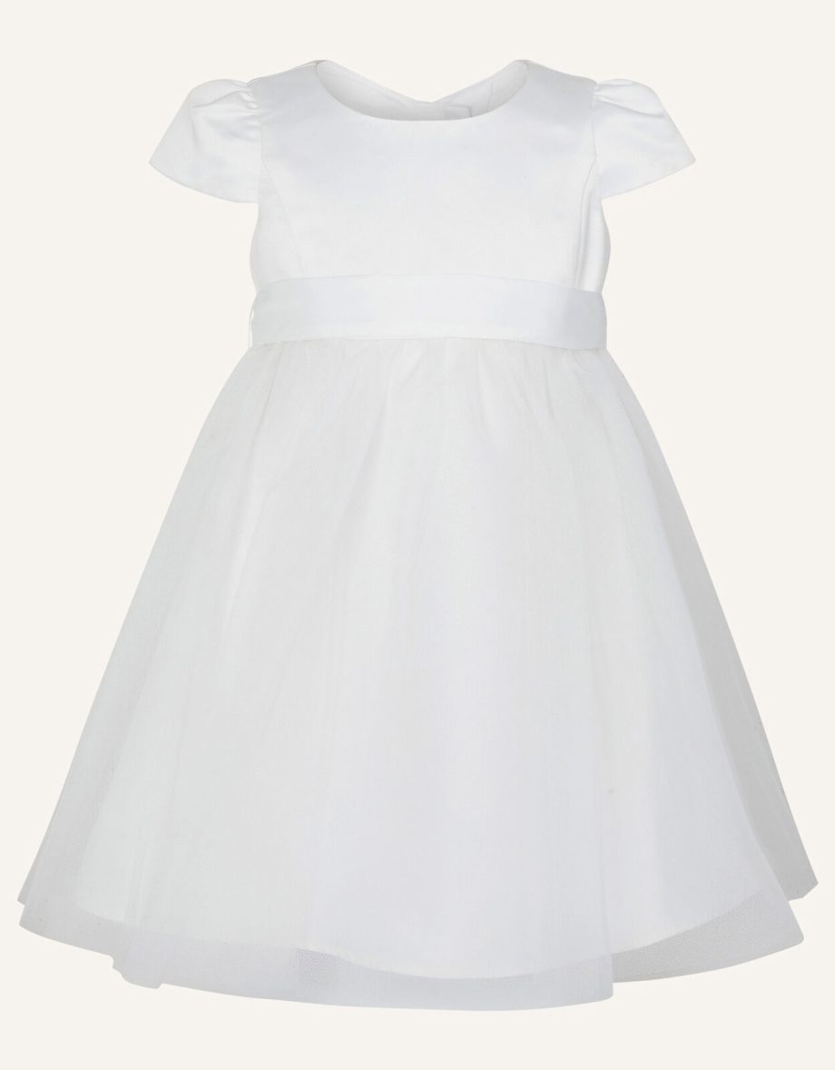 Baby tulle bridesmaid dress ivory