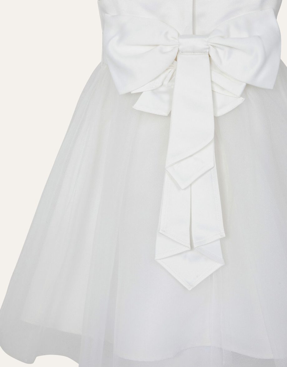 Baby tulle bridesmaid dress ivory