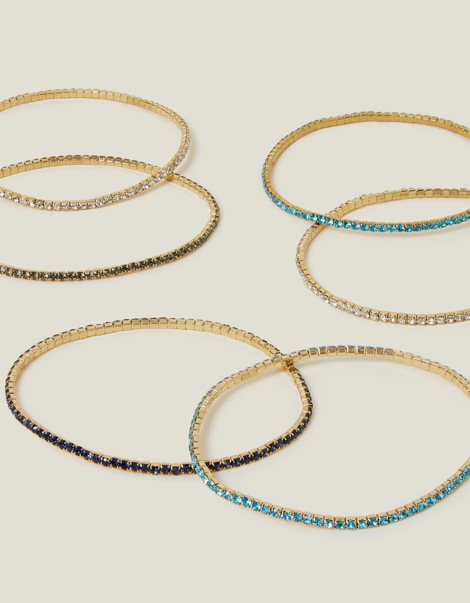 6-PACK CUPCHAIN STRETCH BRACELETS