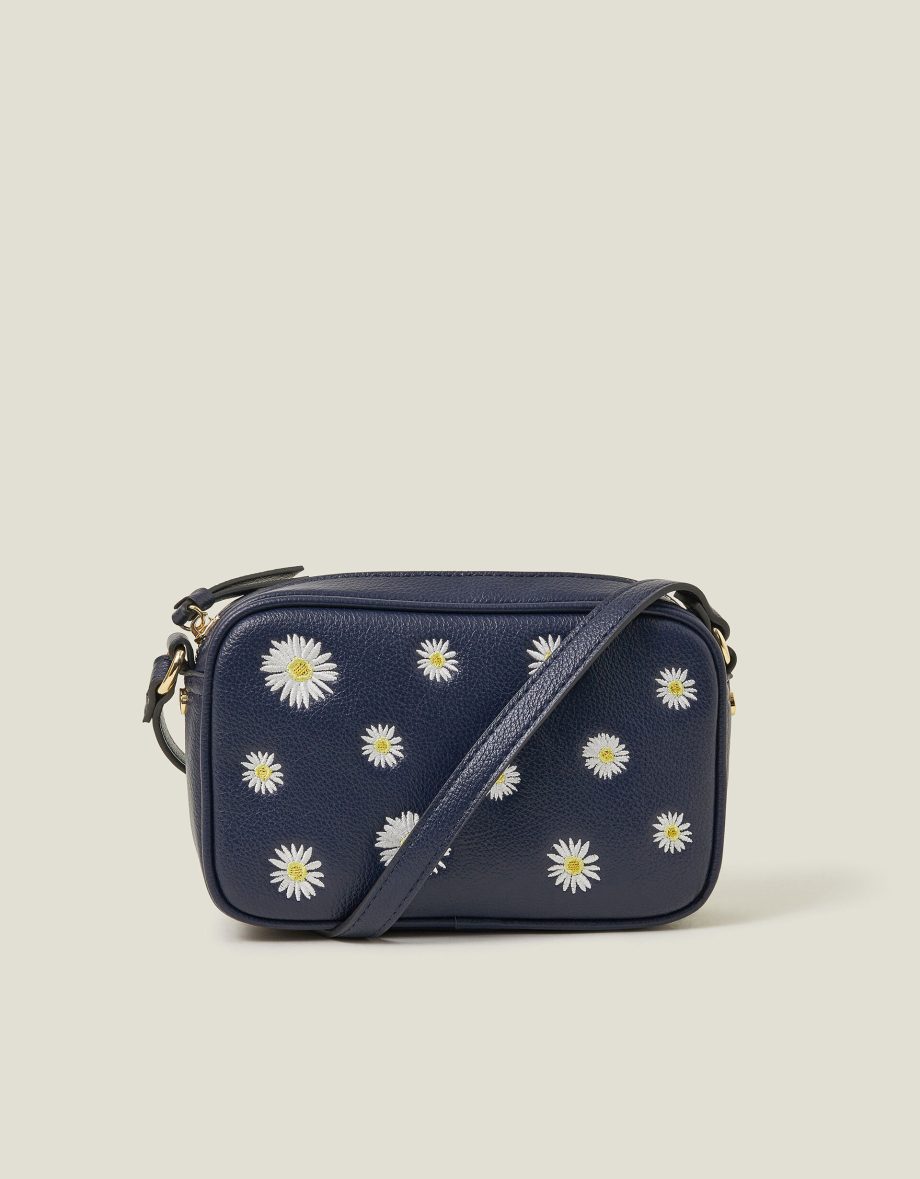 DAISY FAUX LEATHER CROSS-BODY BAG