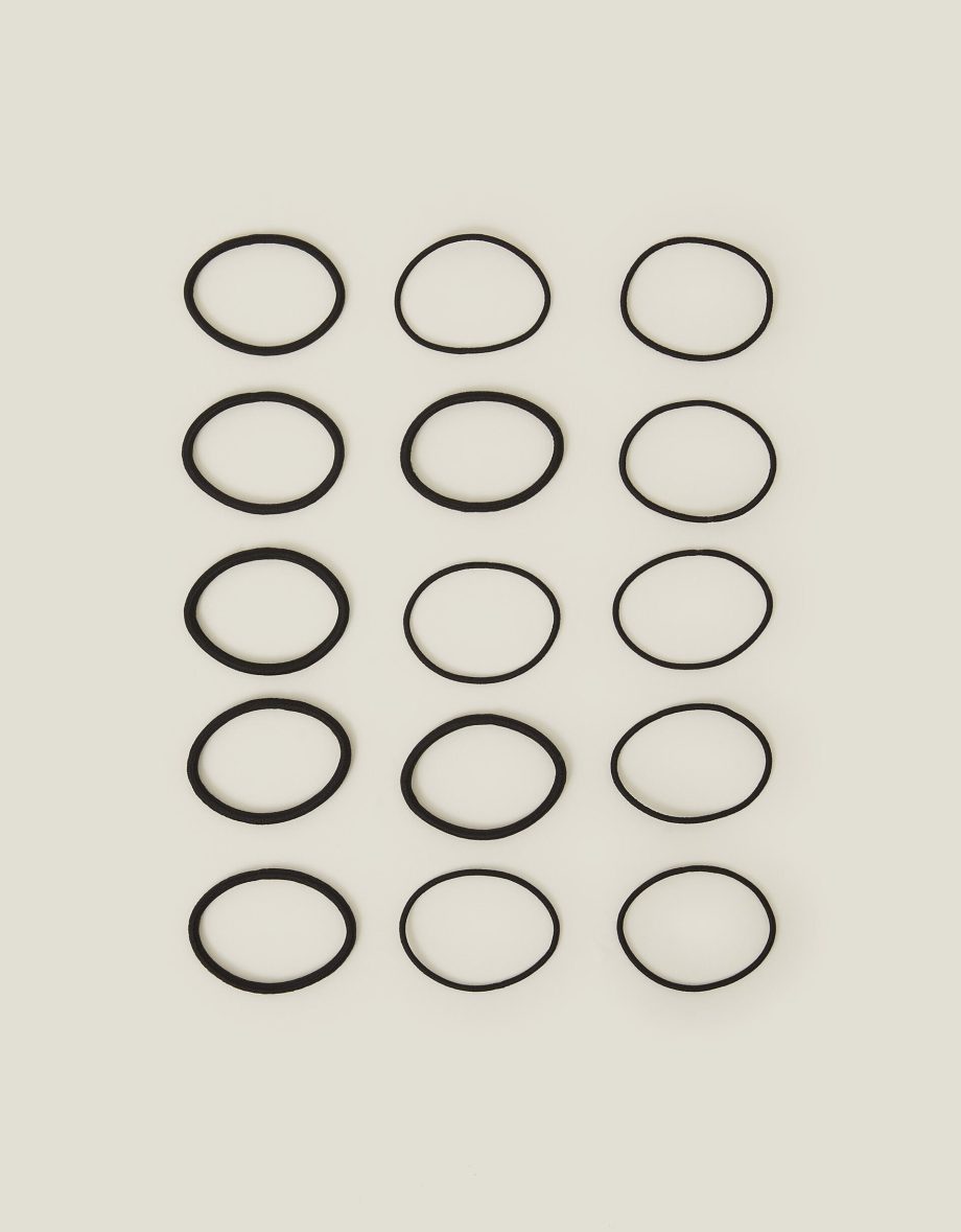 15-PACK MIX PLAIN HAIR BANDS