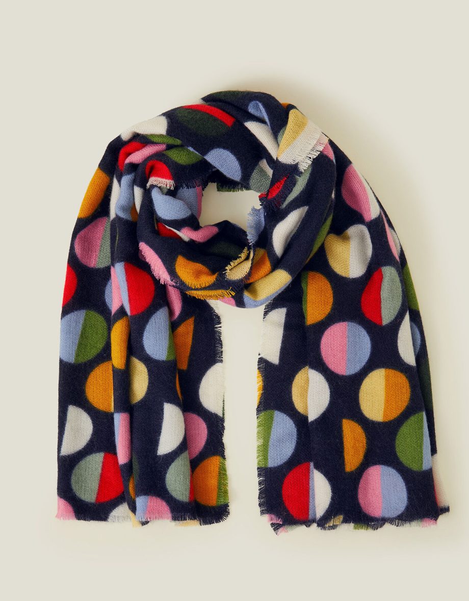 RETRO SPOT BLANKET SCARF