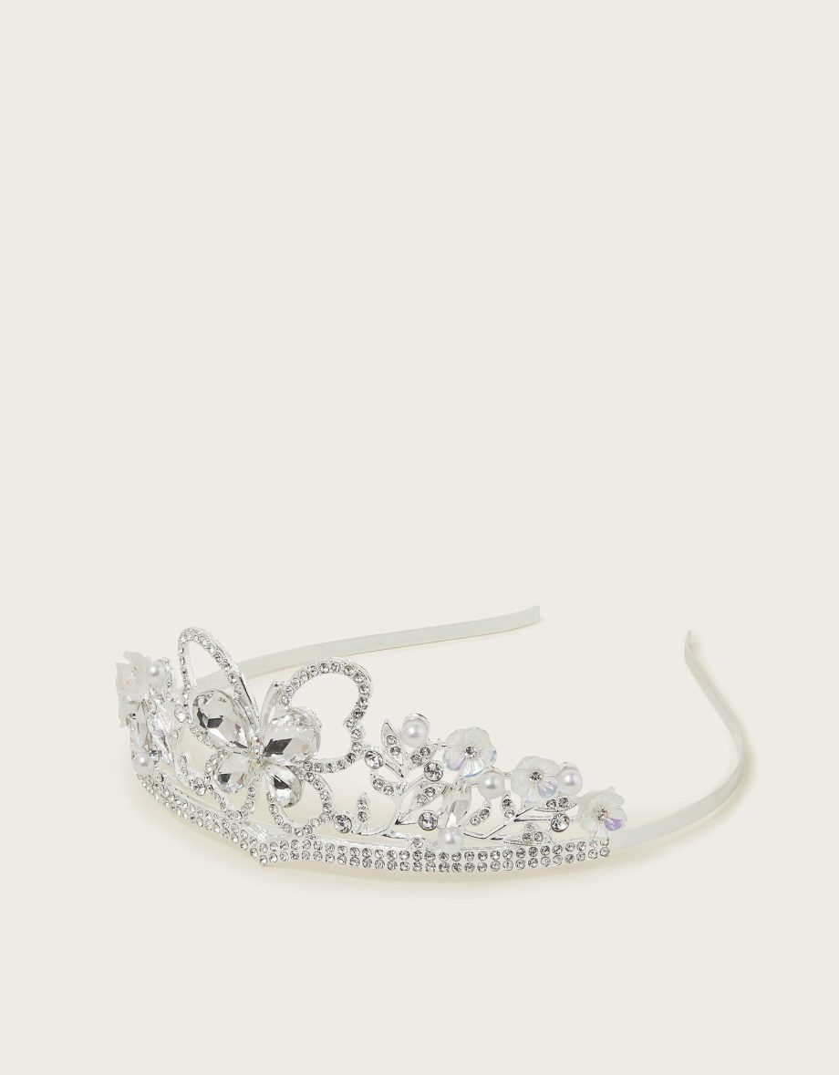 Jewel butterfly bridesmaid tiara