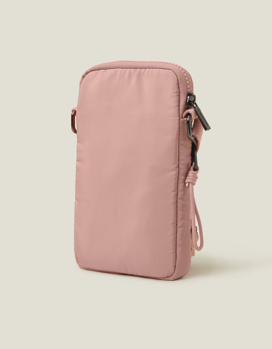 QUILTED NYLON PHONE BAG