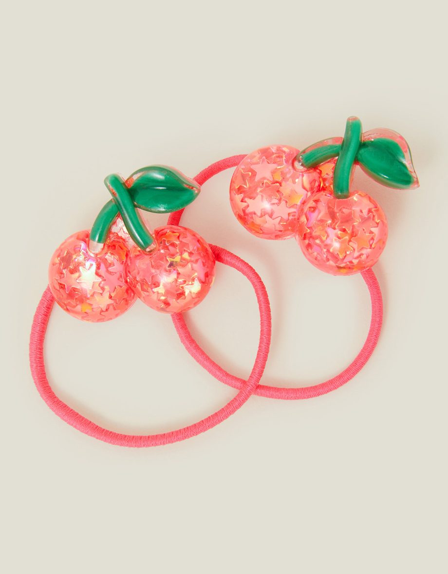 2-PACK GIRLS CHERRY HAIRBANDS