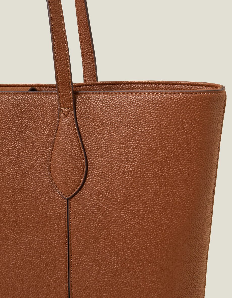 Laptop Tote Bag Tan