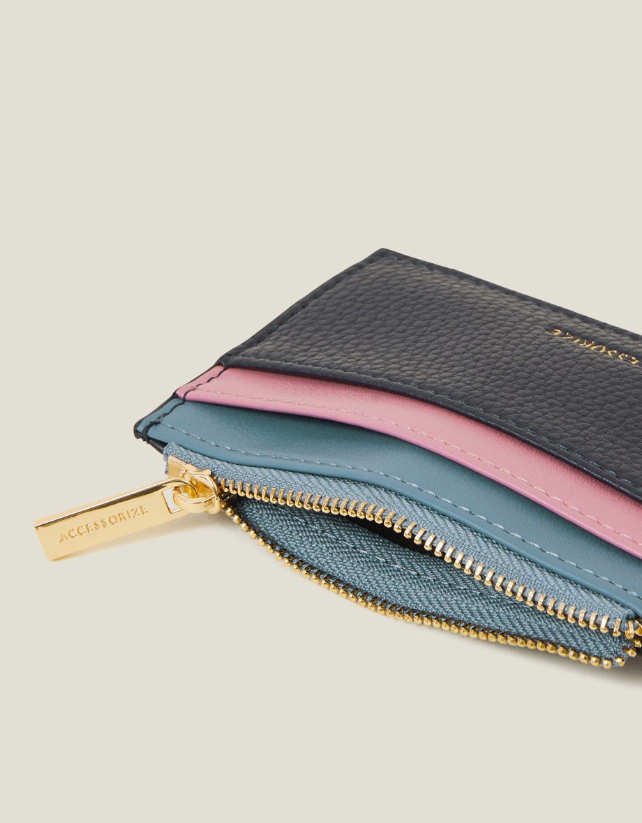 COLOUR BLOCK CARD HOLDER