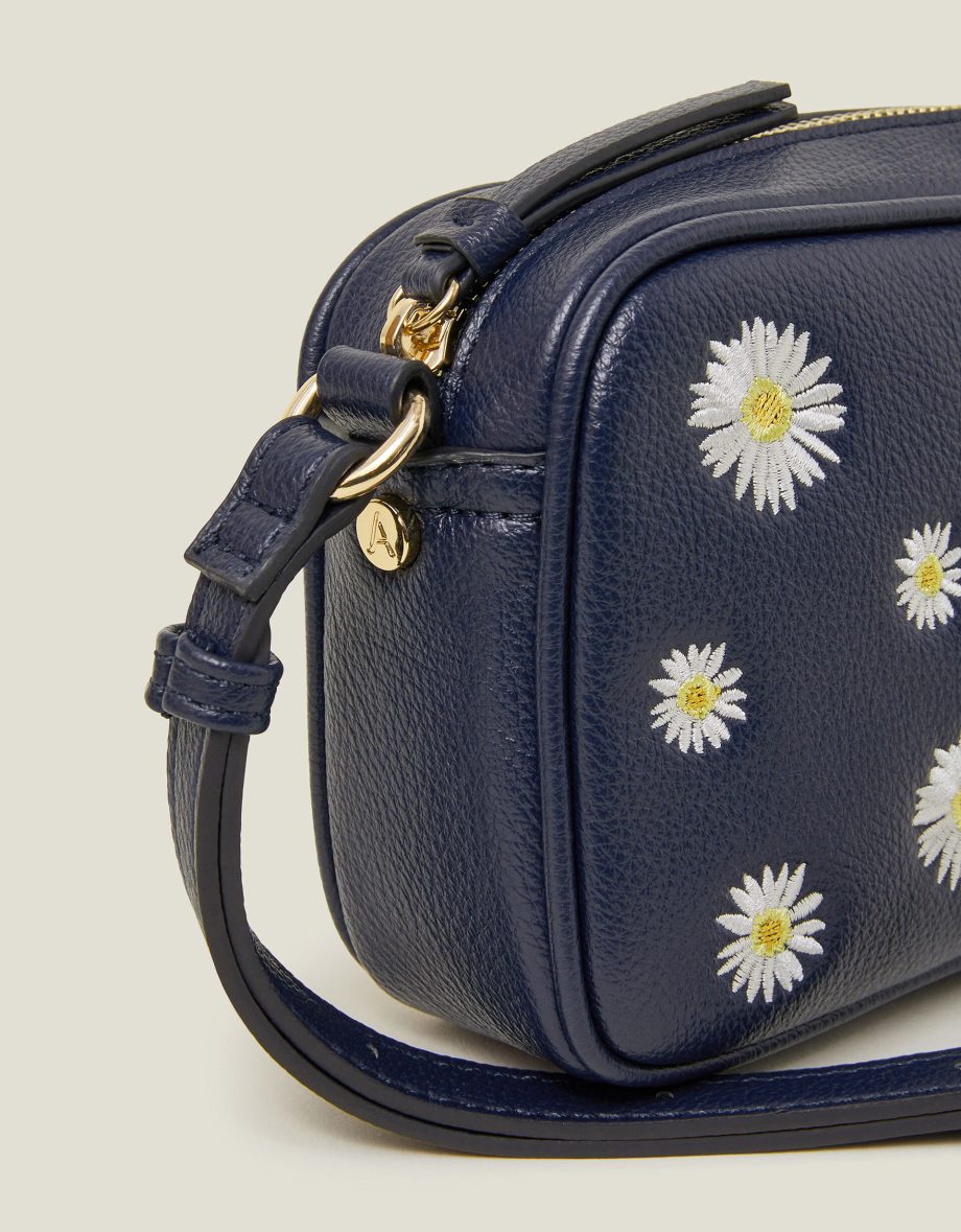 DAISY FAUX LEATHER CROSS-BODY BAG