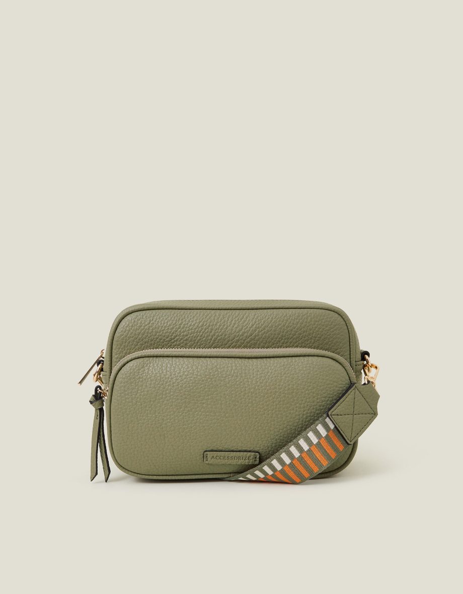 Double Zip Camera Bag Green