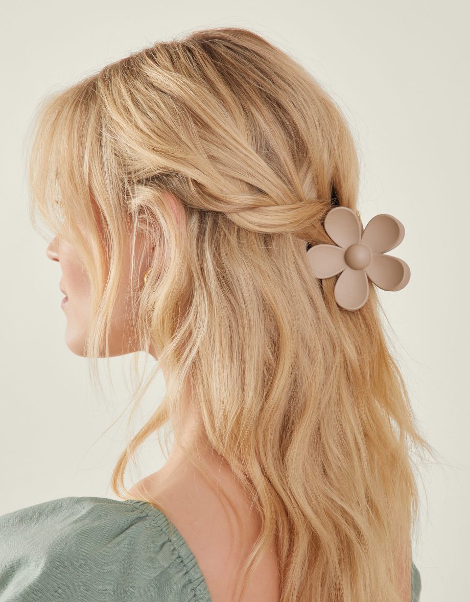 MATTE FLOWER CLAW CLIP