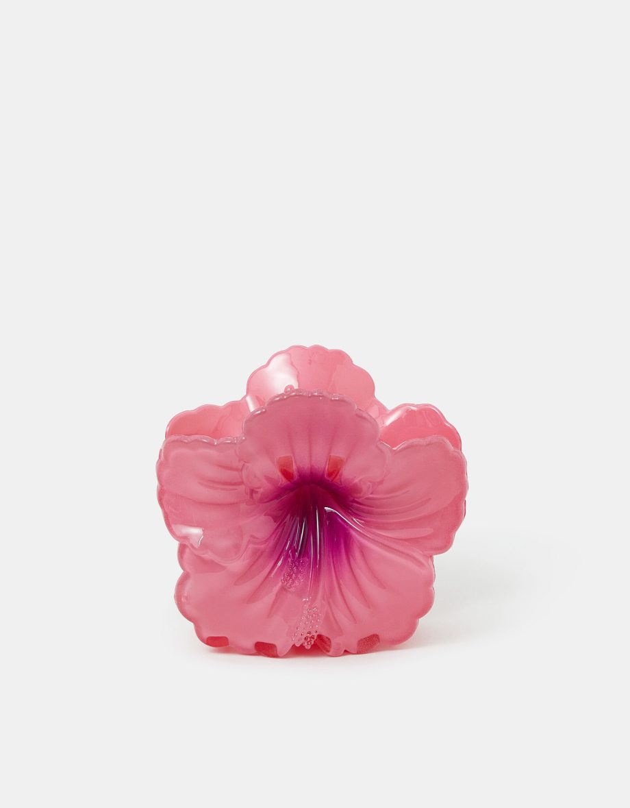 Hibiscus Flower Claw Clip