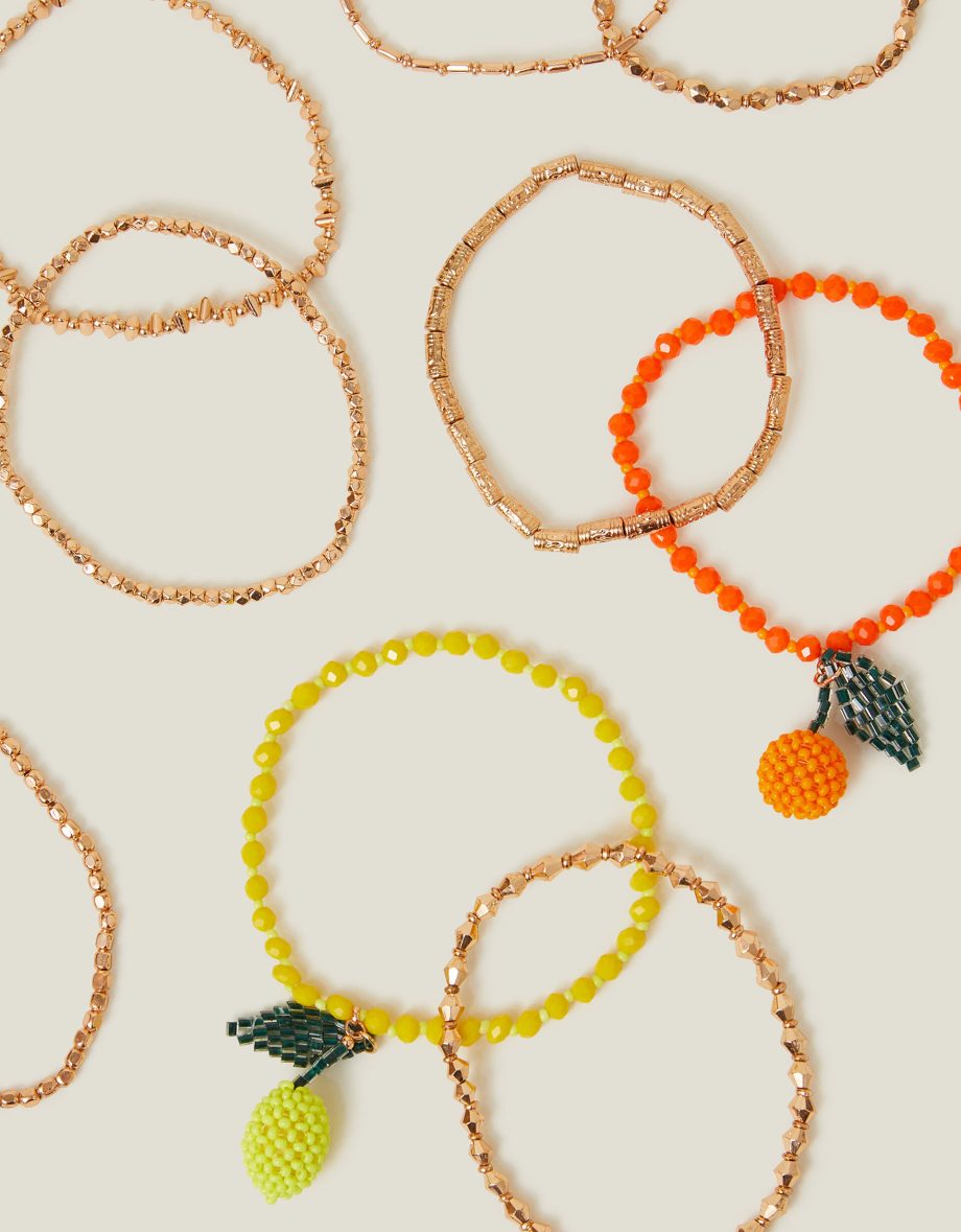 BEADED FRUIT STRETCH BRACELETS