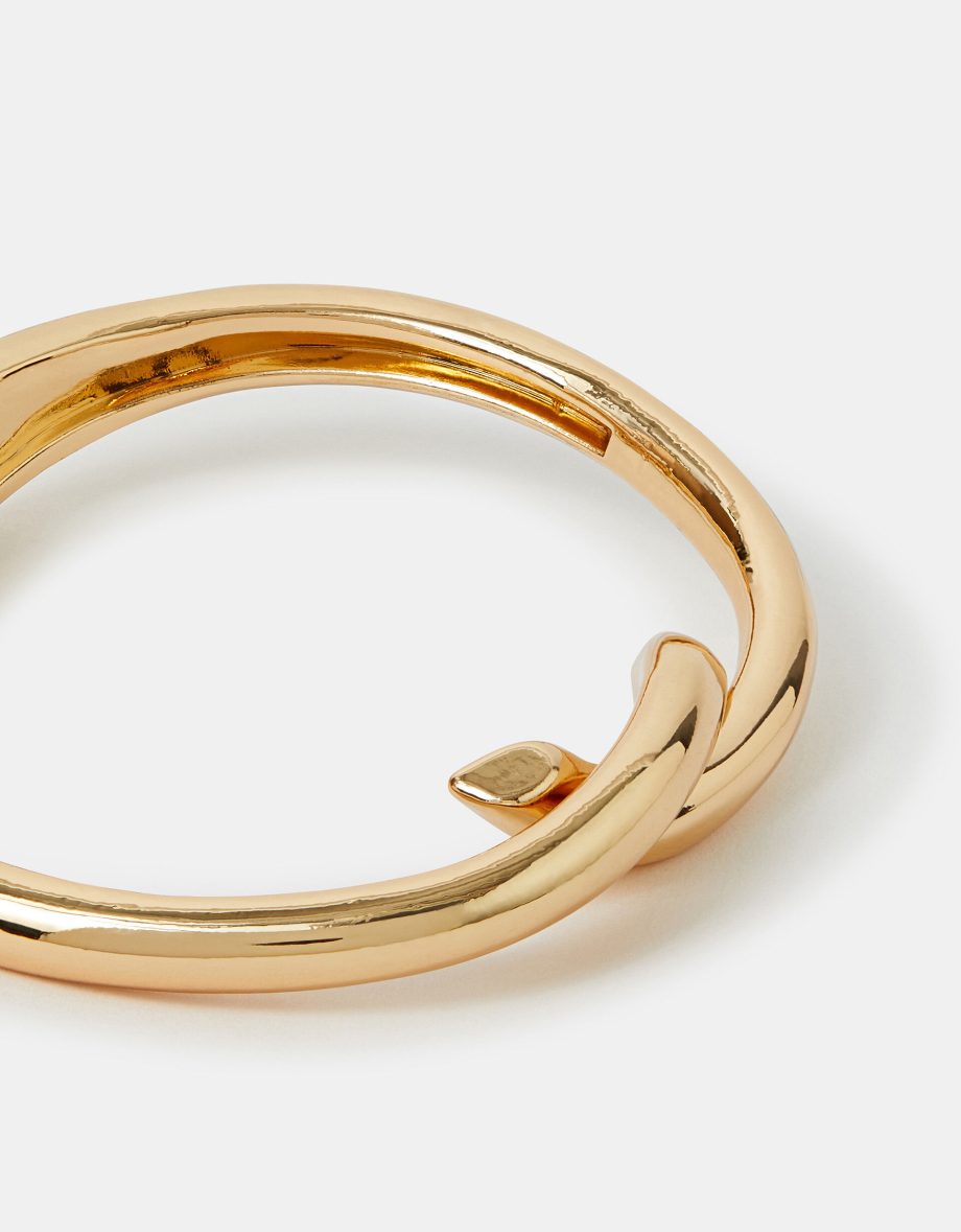 Twist Knot Bangle Gold