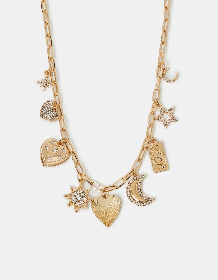 CELESTIAL CHARM NECKLACE GOLD