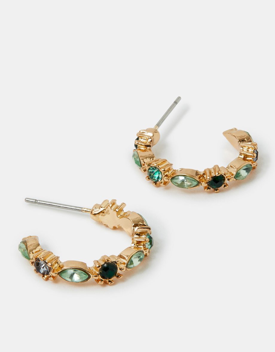 MINI ECLECTIC GEM HOOPS