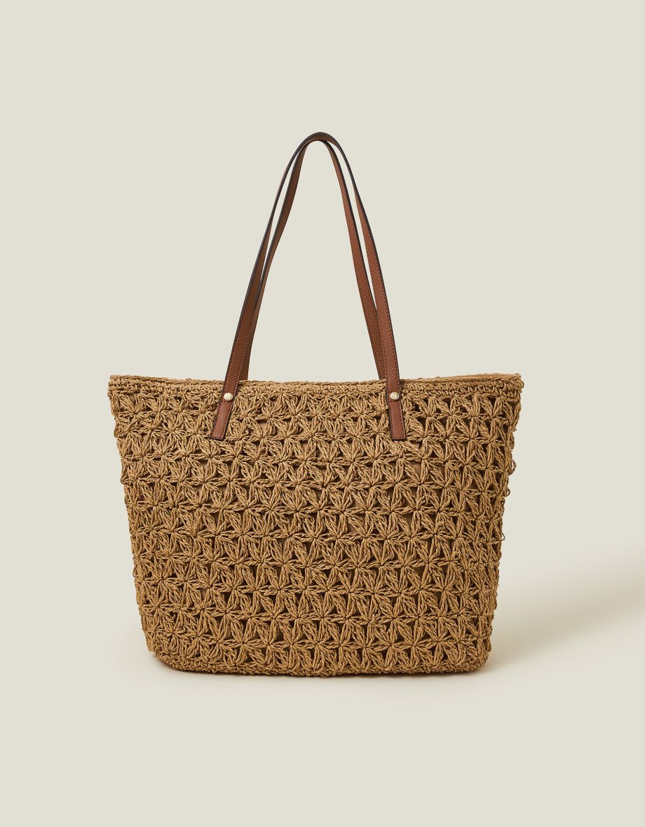 RAFFIA TOTE BAG