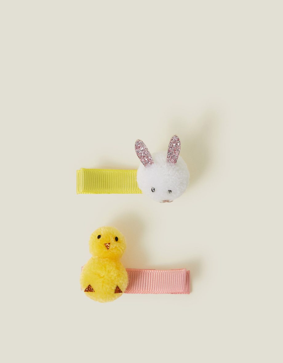 2-PACK GIRLS EASTER HAIR CLIPS