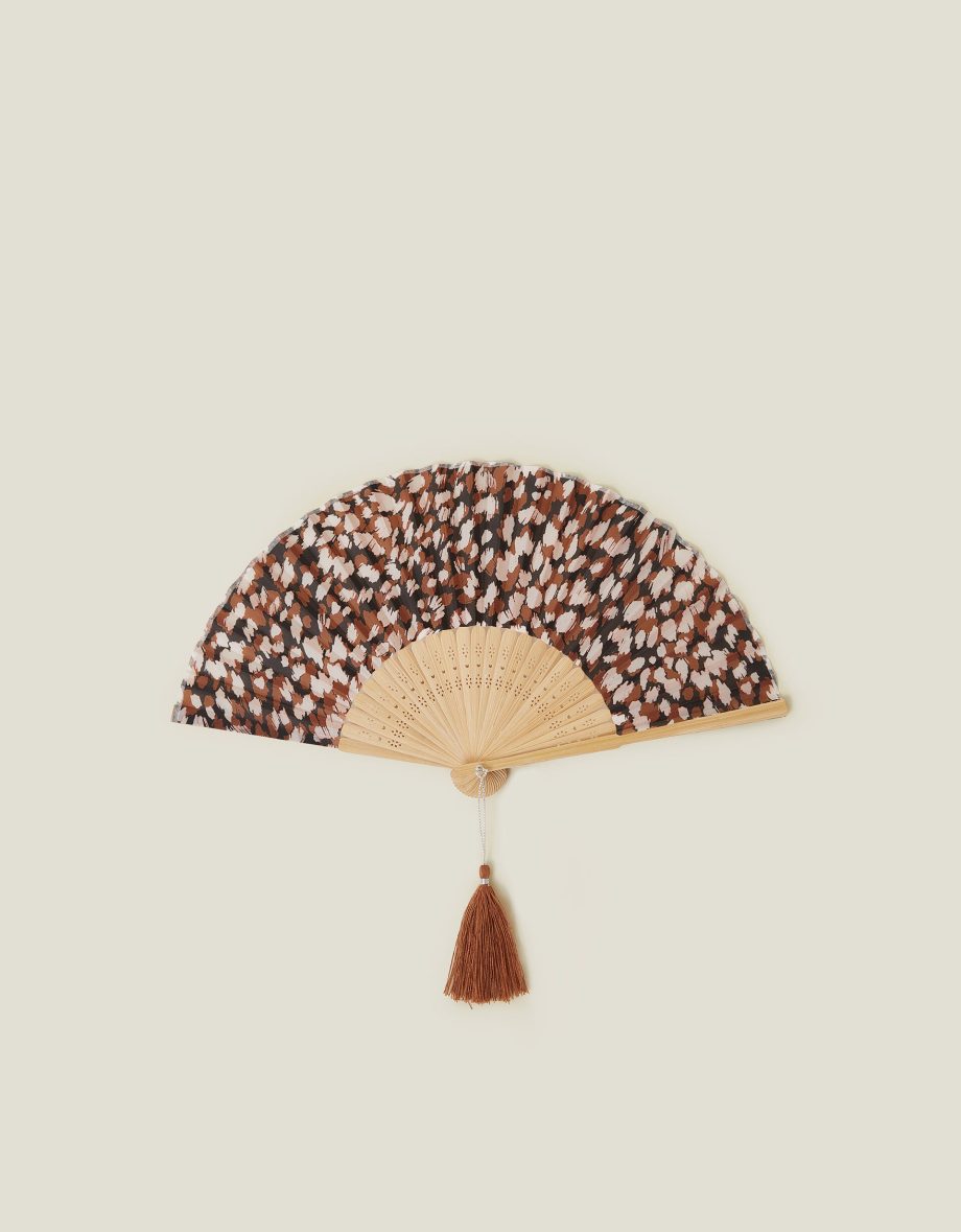 Animal Print Foldable Fan