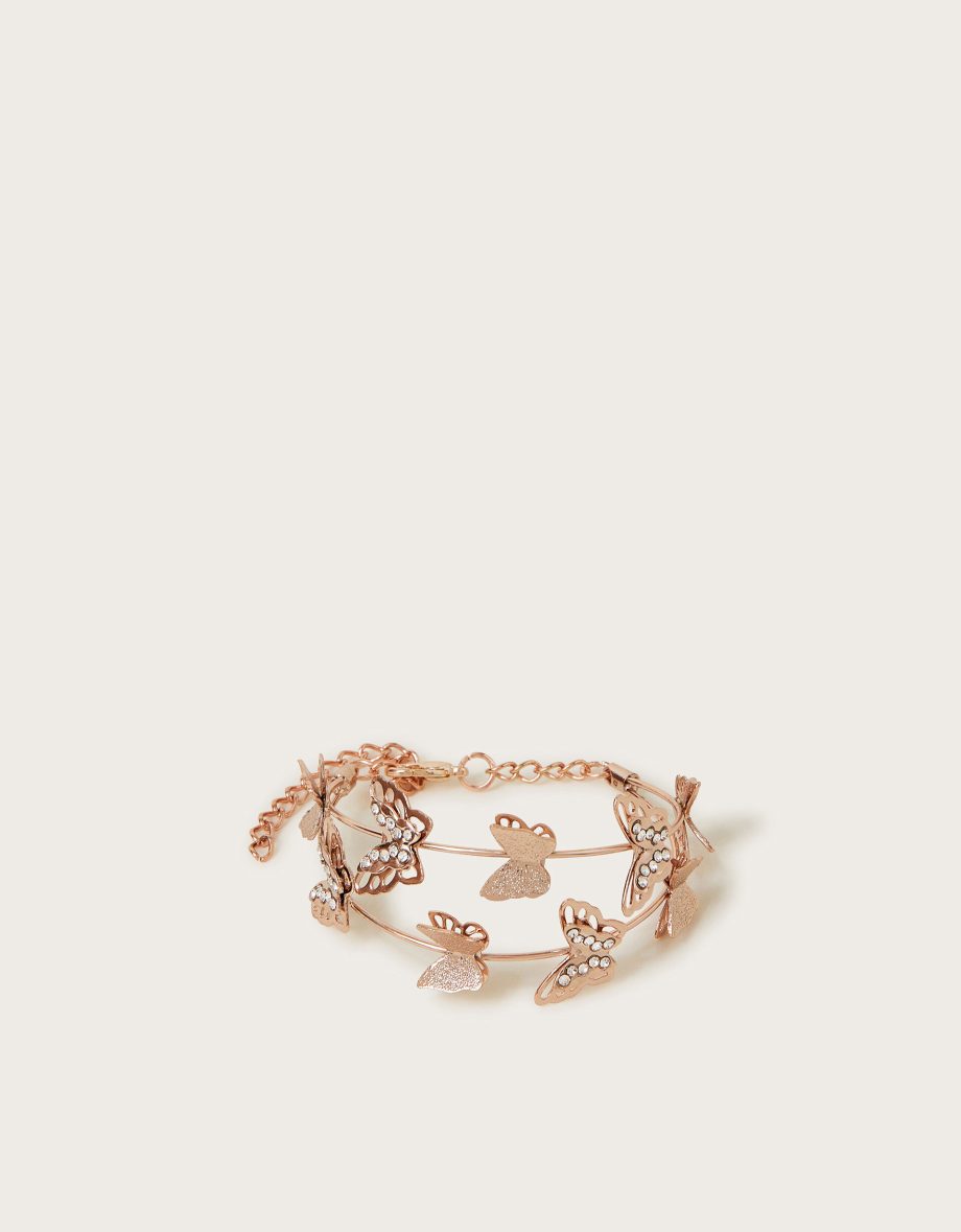 Butterfly cuff bracelet