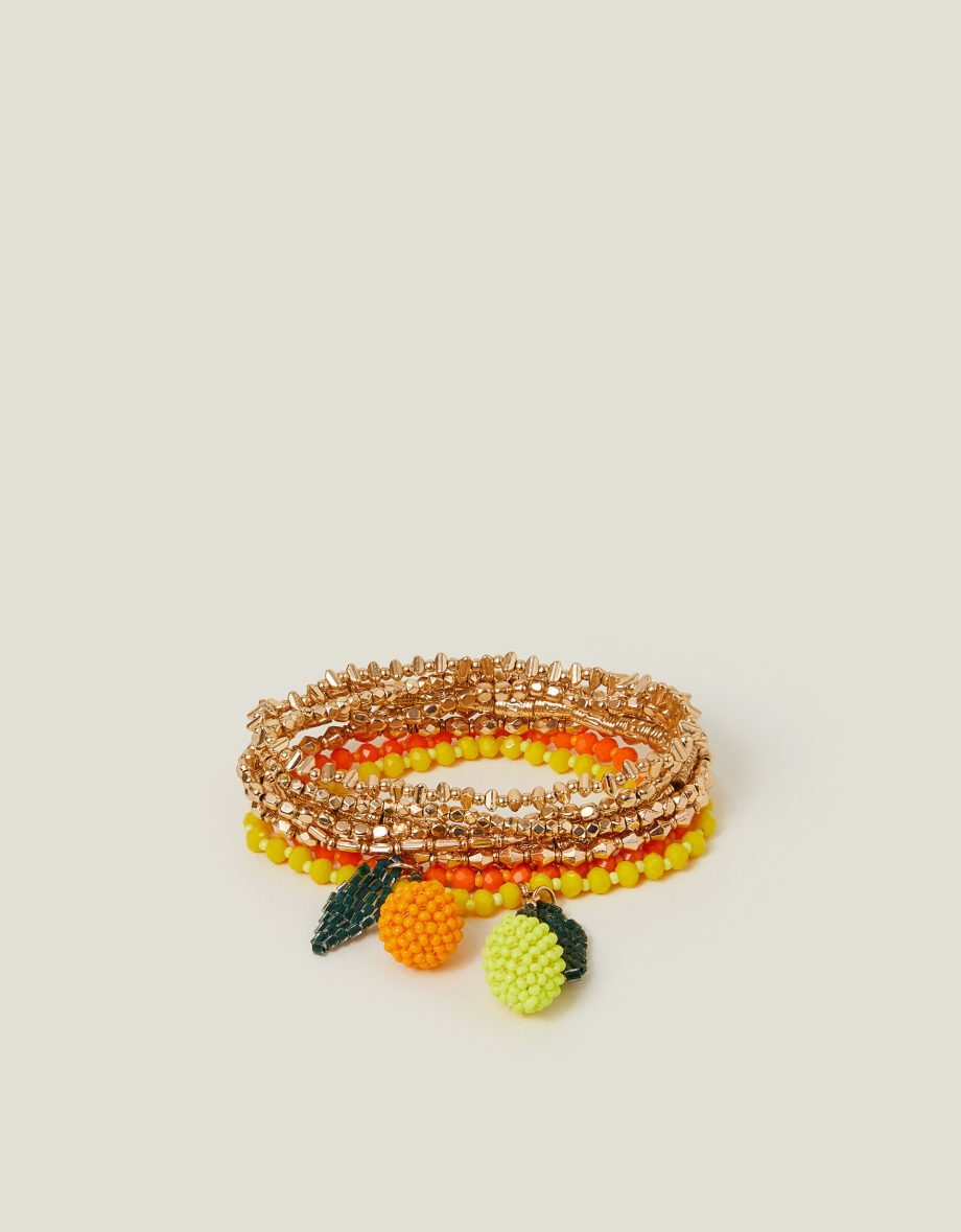 BEADED FRUIT STRETCH BRACELETS