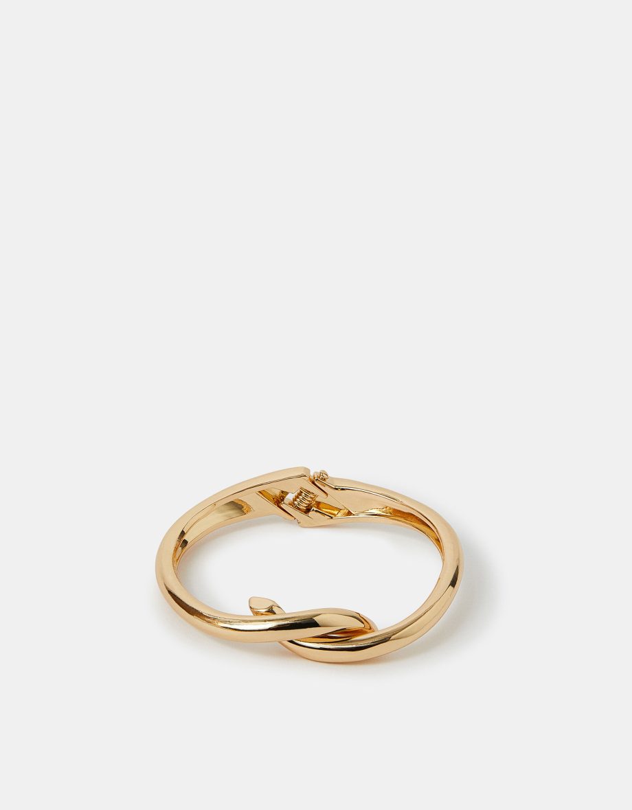 Twist Knot Bangle Gold