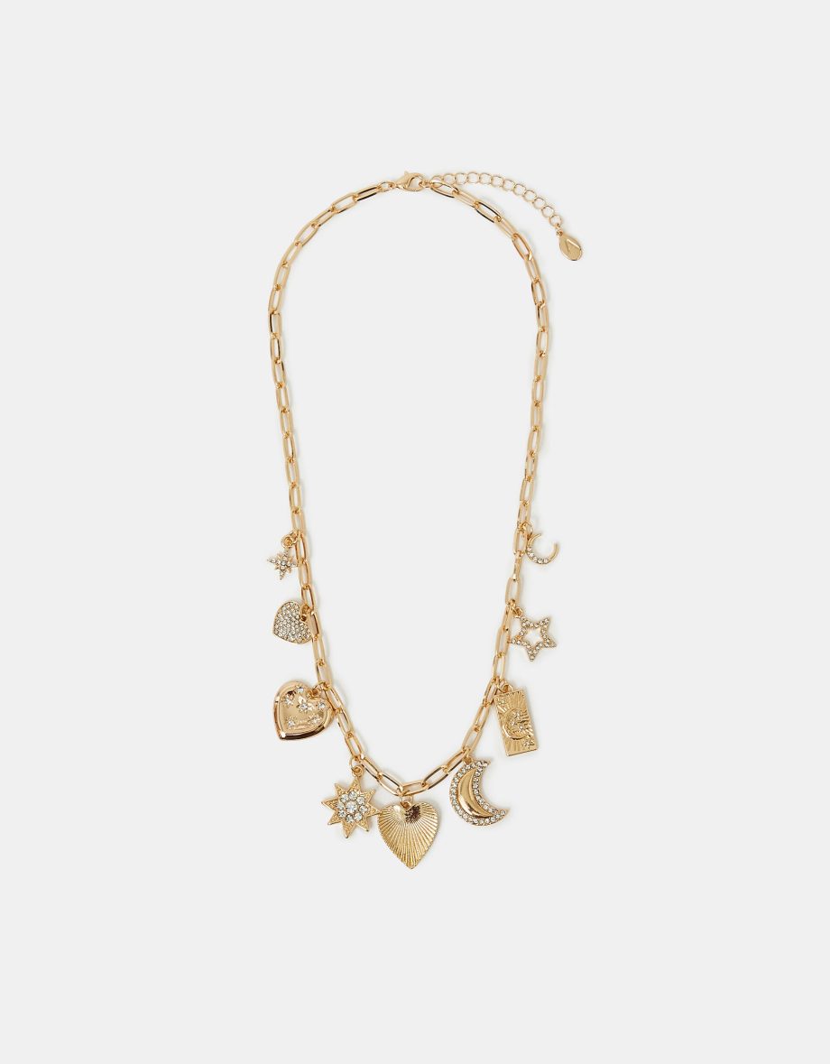 CELESTIAL CHARM NECKLACE GOLD