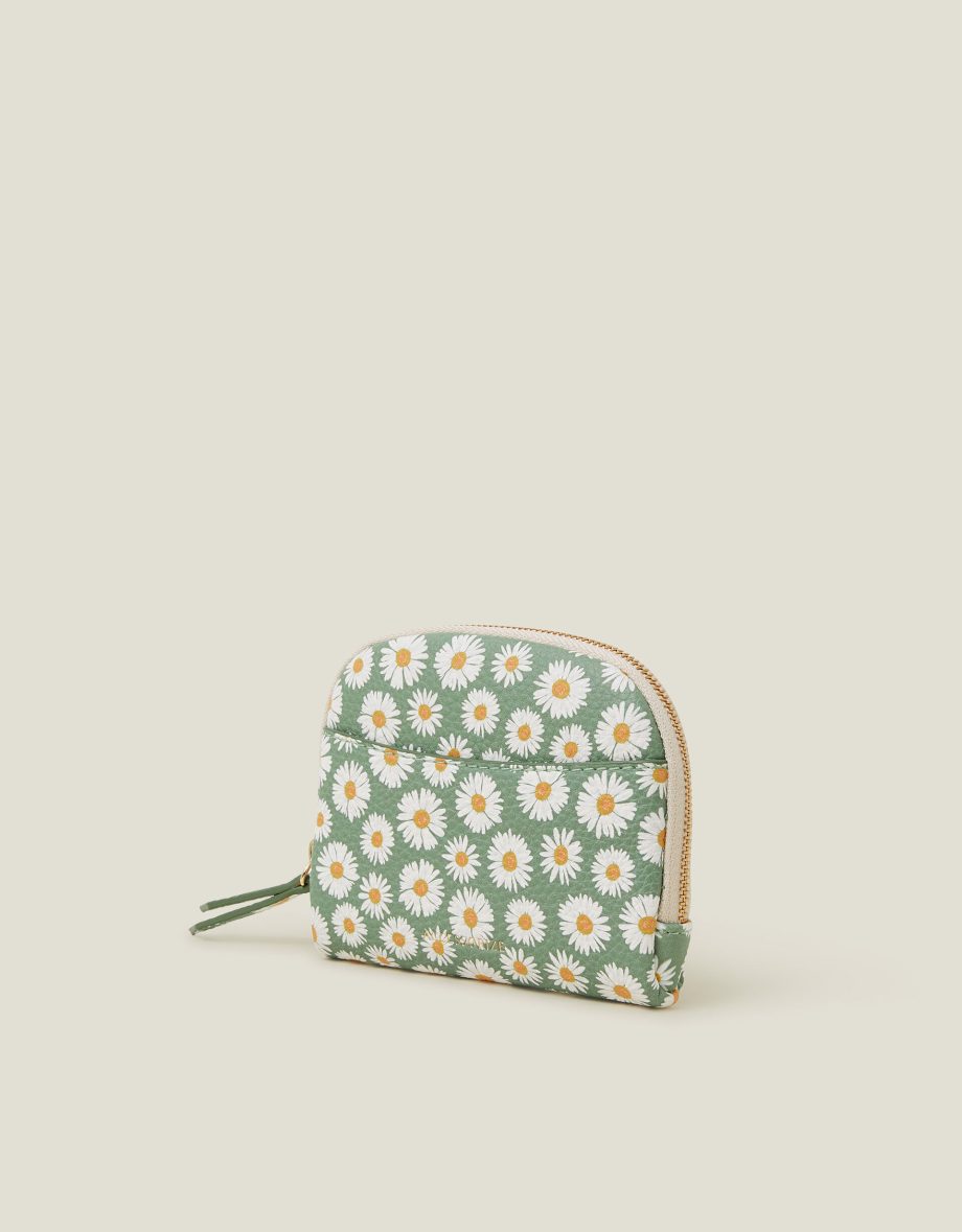 Daisy Print Coin Purse