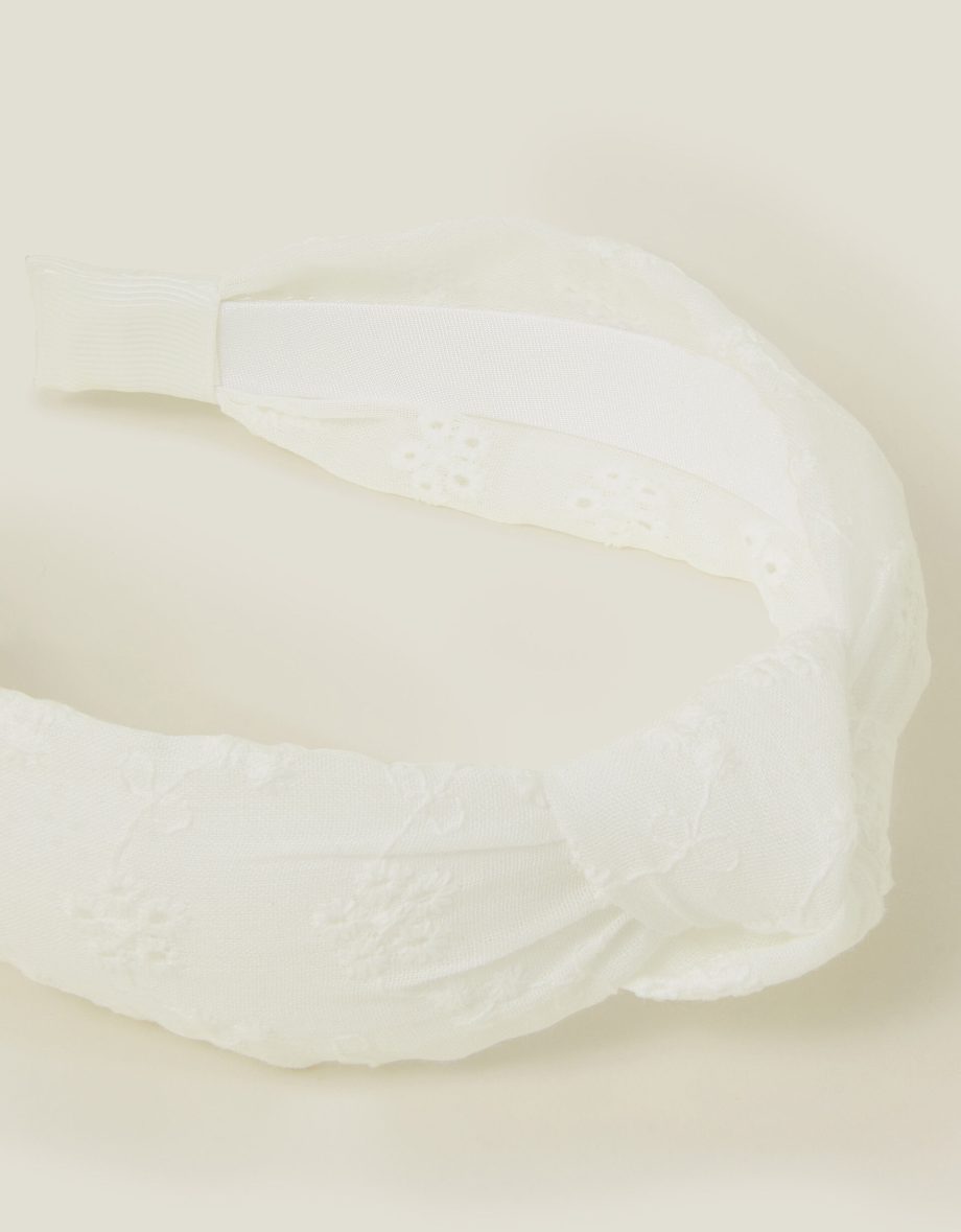 BRODERIE KNOT HEADBAND