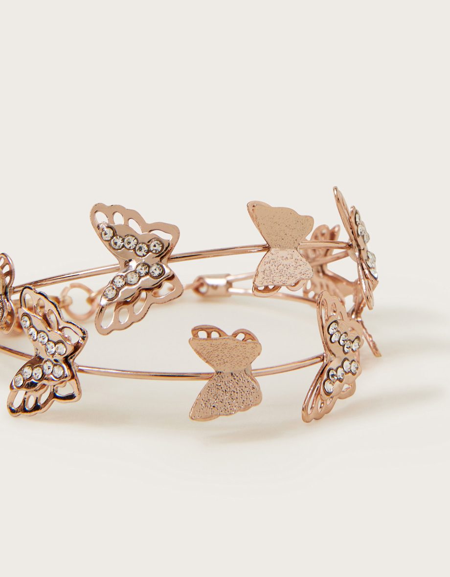 Butterfly cuff bracelet