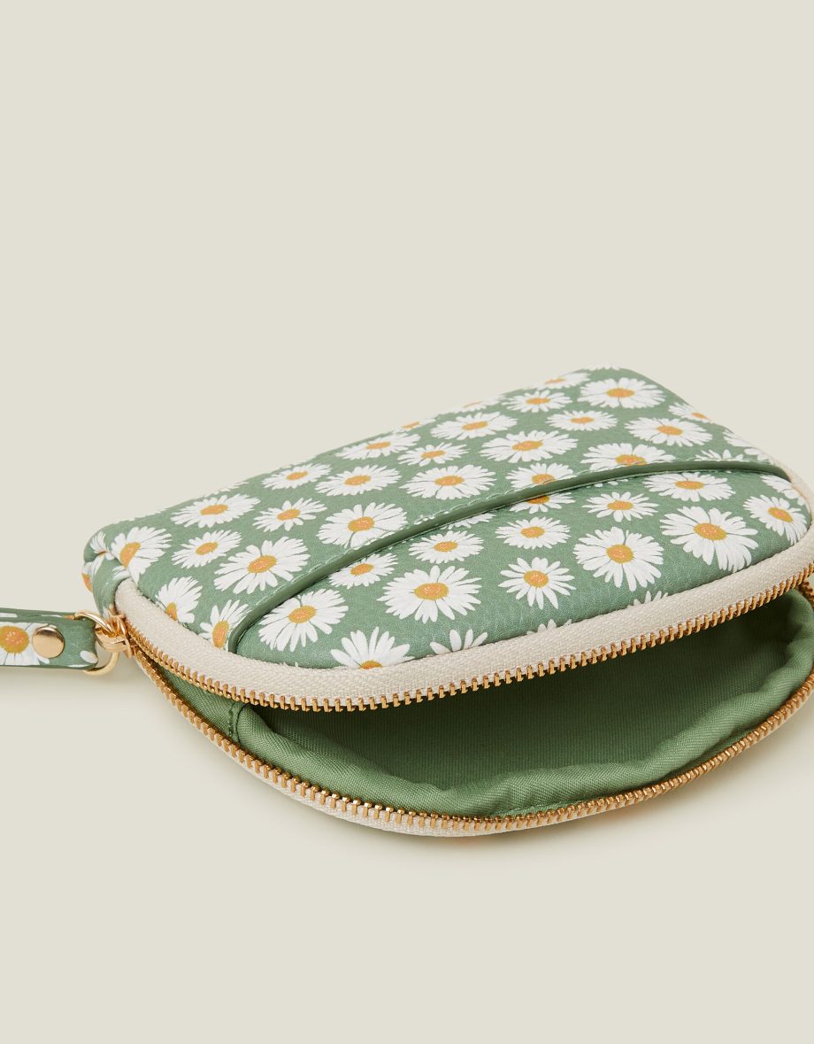 Daisy Print Coin Purse