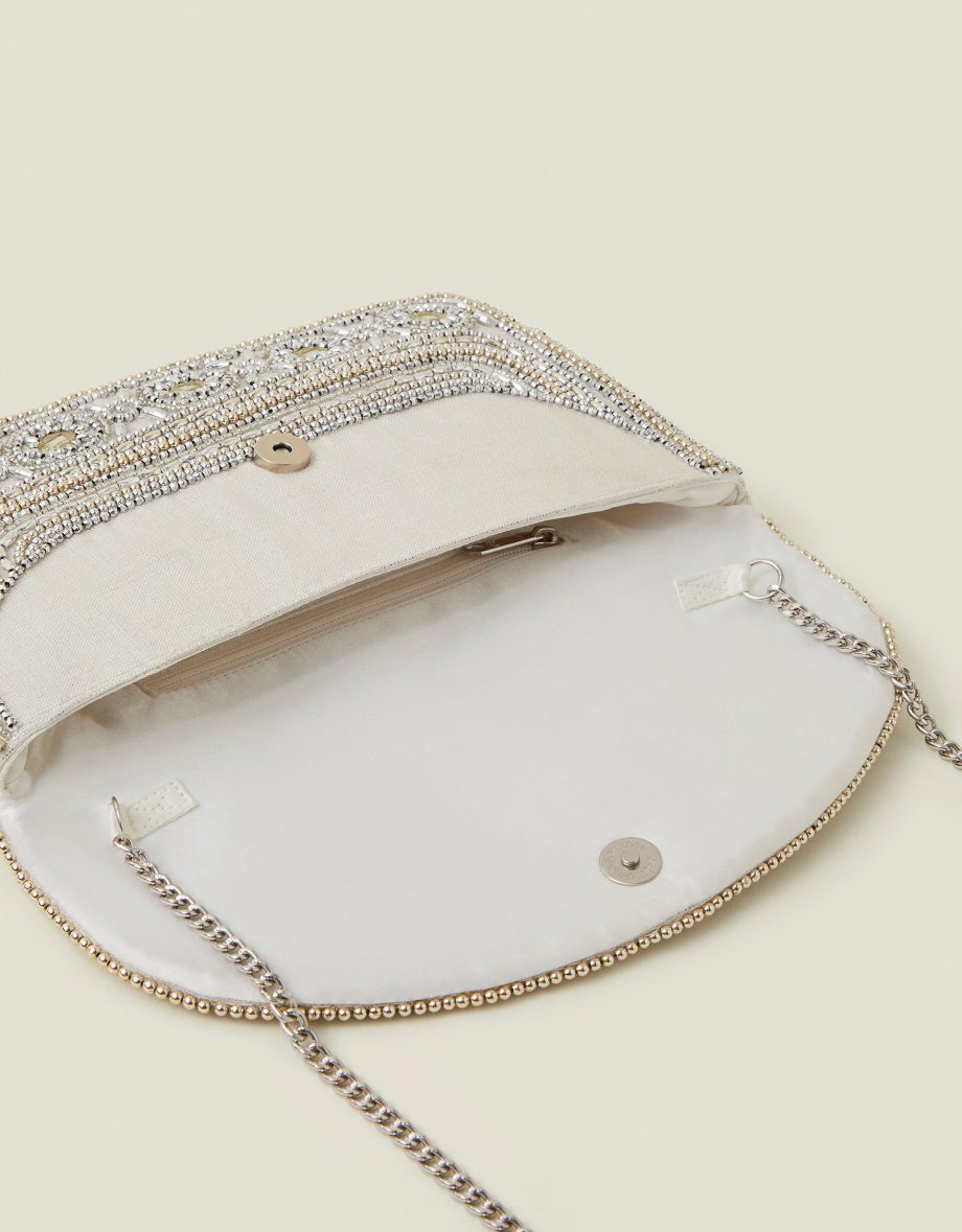 BEADED CLUTCH BAG