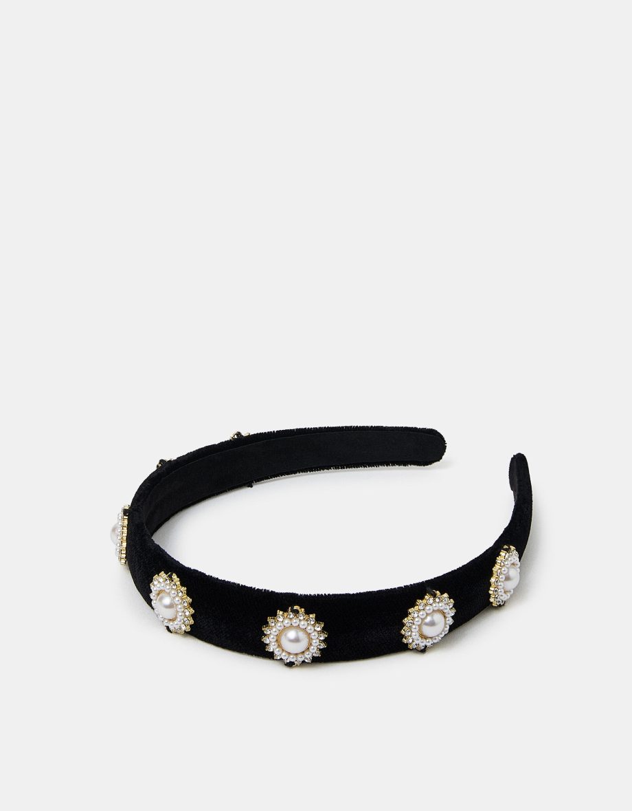 PEARL AND DIAMANTE HEADBAND