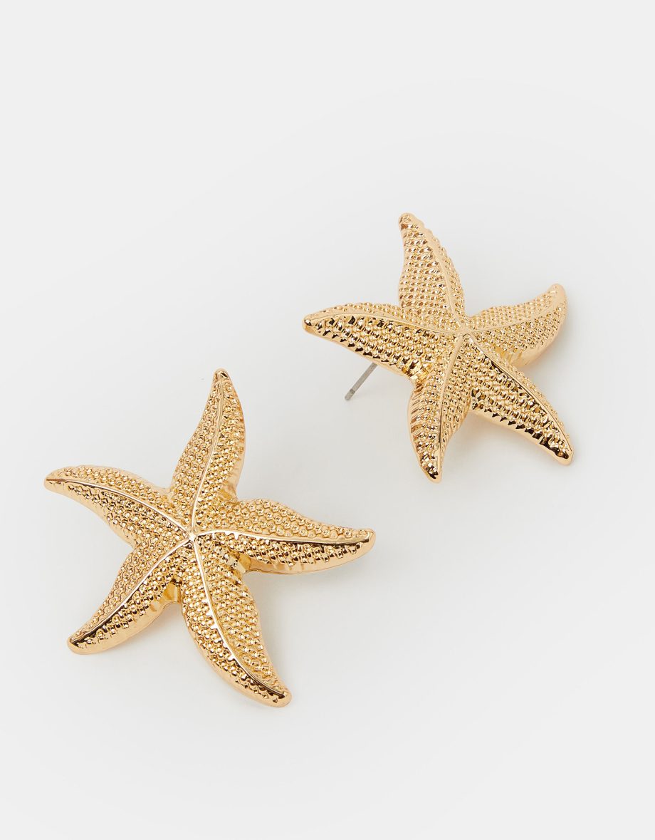 STATEMENT STARFISH STUD EARRINGS