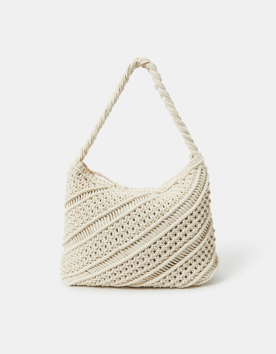 MACRAME SHOULDER BAG