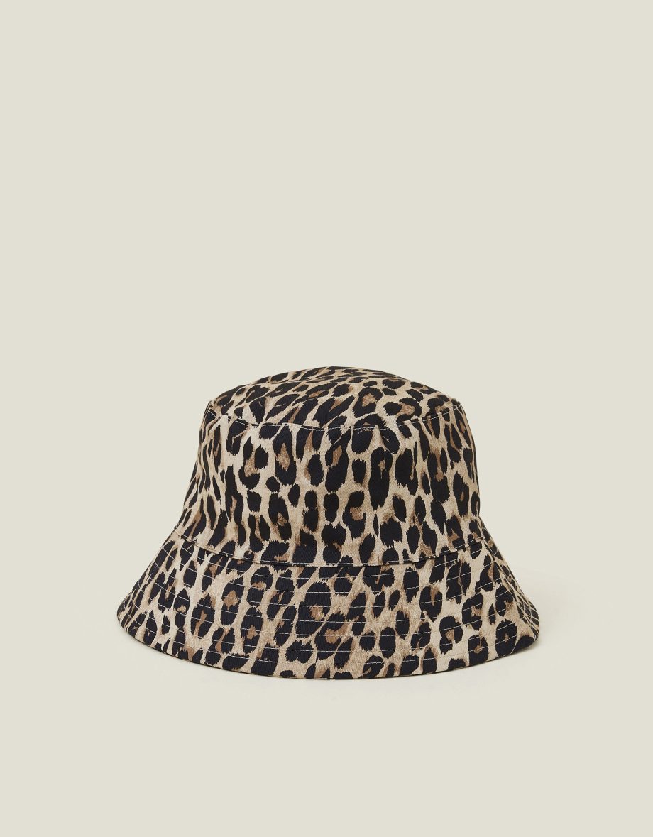 LEOPARD PRINT BUCKET HAT