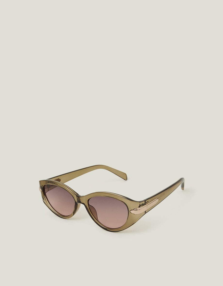 OVAL CAT EYE SUNGLASSES