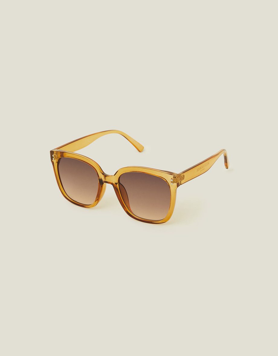 Crystal Large Square Sunglasses