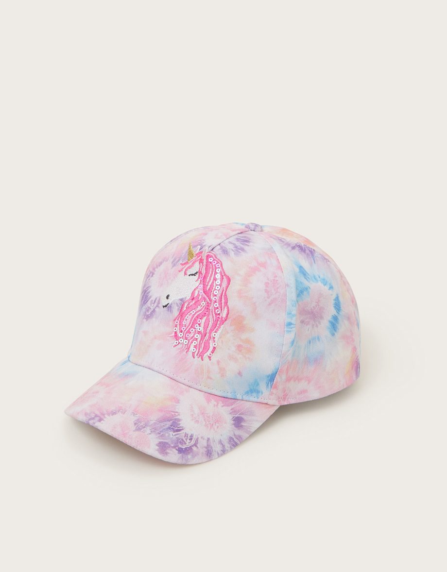 Unicorn tie-dye cap multi