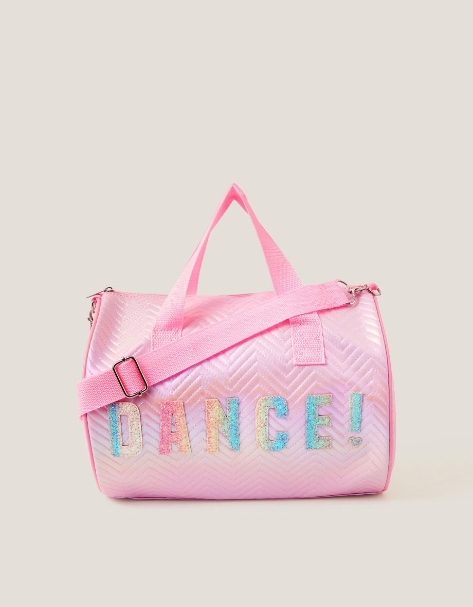 Dance glitter duffle bag