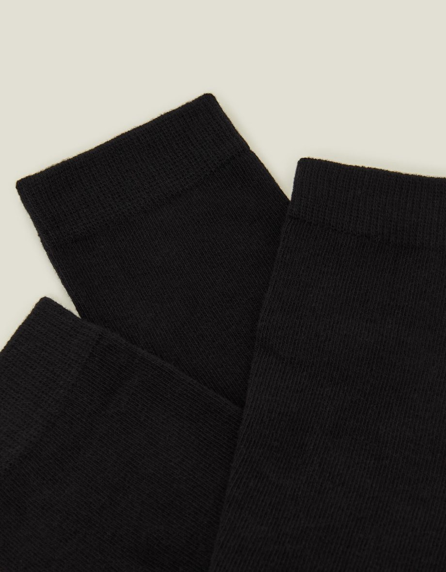 3-Pack Ankle Socks Black