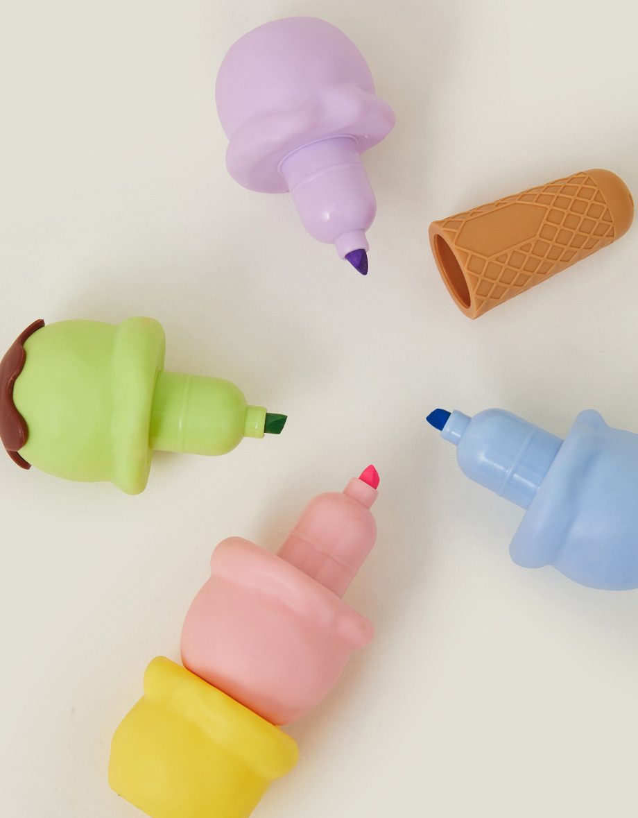 ICE CREAM STACKABLE HIGHLIGHTER PENS